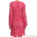 Sakkas Cal Long Crochet Lace Embroidered Adjustable Long Sleeve Tall Beach Dress One Size B01G2IGLEW